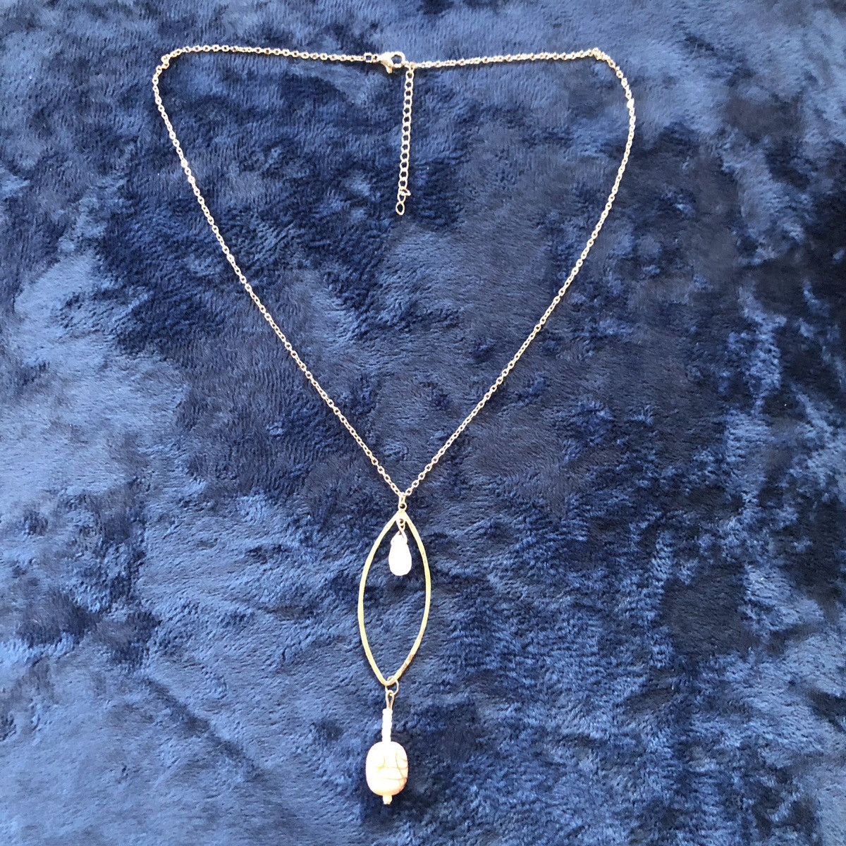 Handmade Handcrafted elegant rose quartz rhodonite pendant necklace Size ONE SIZE - 5 Thumbnail