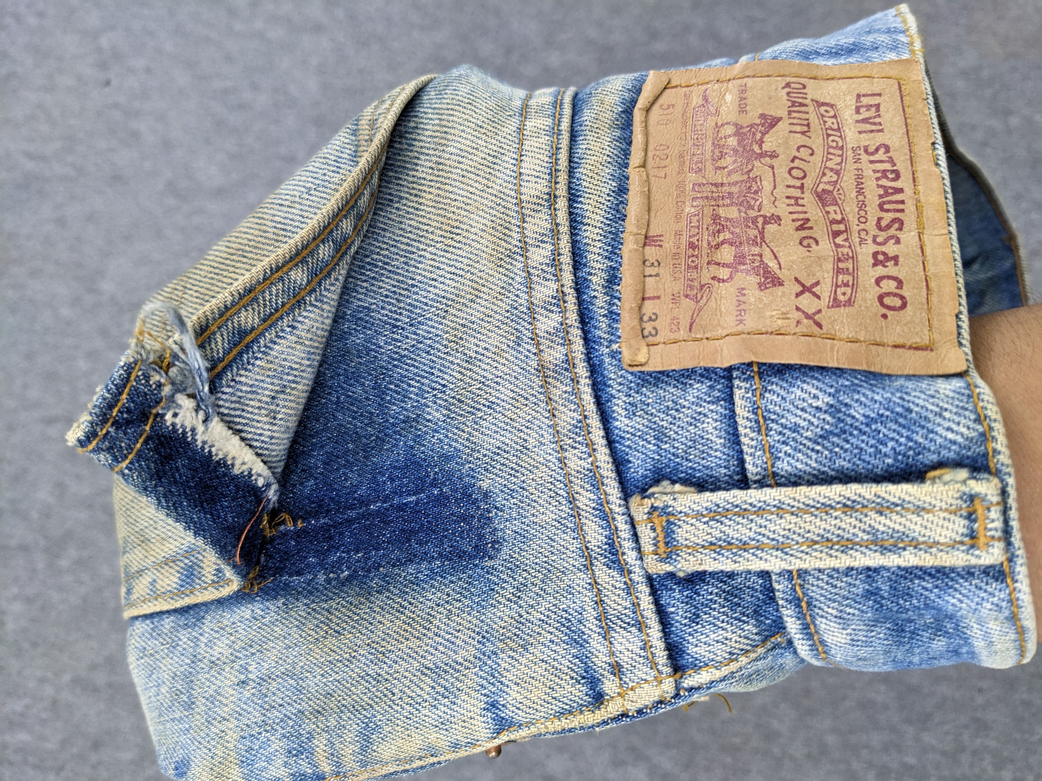 Levi's × Vintage Rusty 80s Vintage Levis 510 Faded Blue Jeans DJ0032Z Size US 29 - 13 Thumbnail