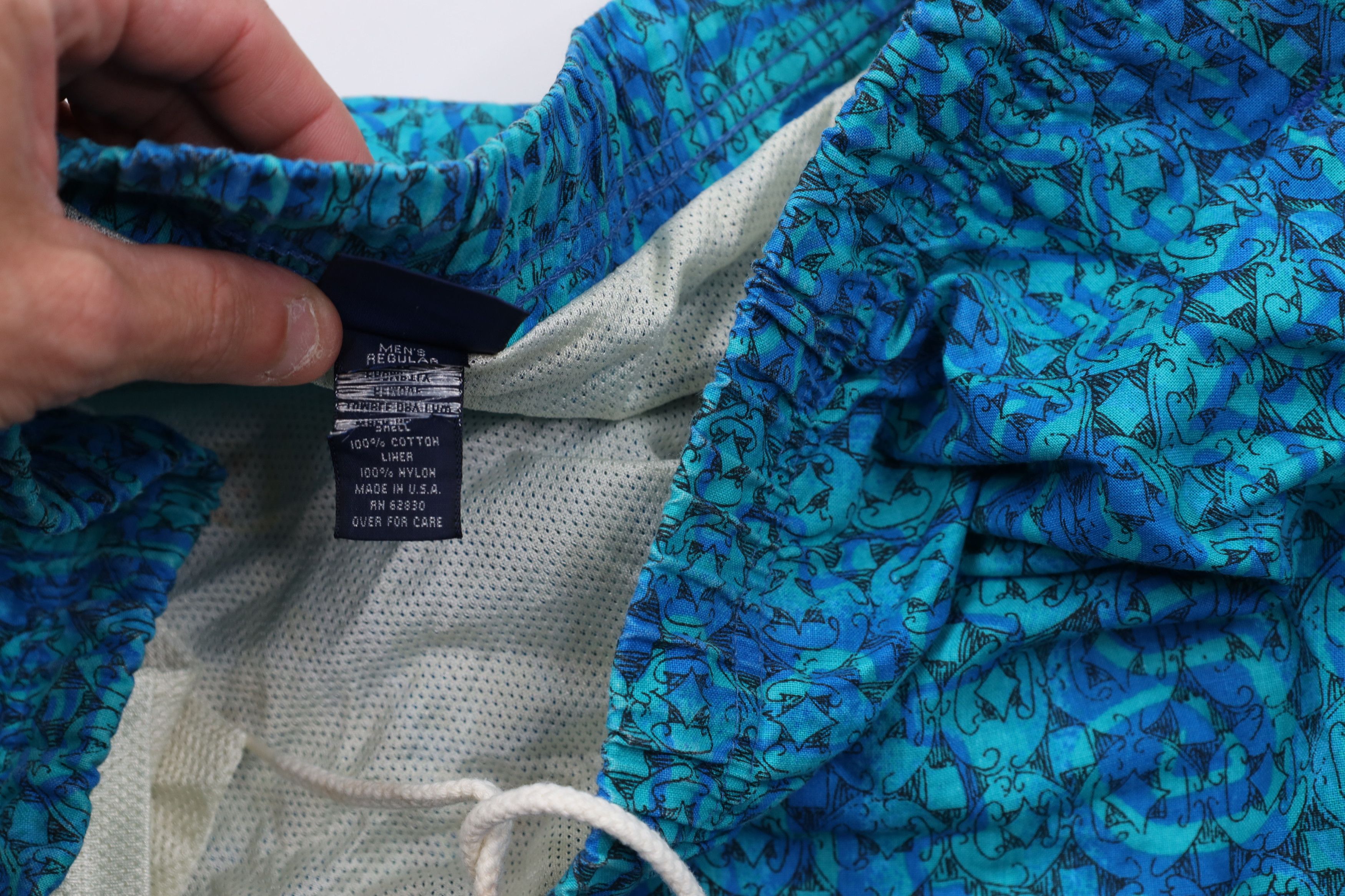 Lands' End Vintage 90s Lands End Lined Surf Swim Shorts Trunks USA Size US 36 / EU 52 - 8 Thumbnail
