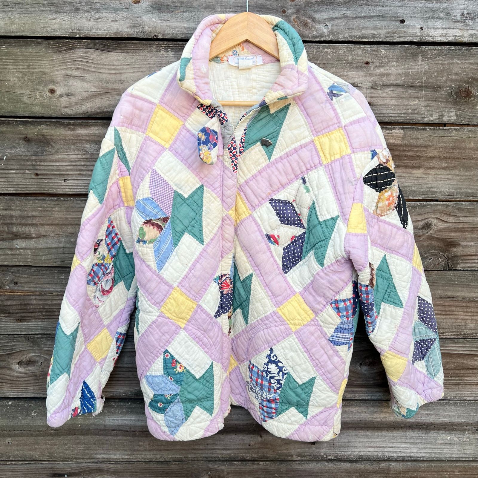 & Other Stories Rare Vintage 70’s Hand Quilted Zip Up Jacket Size XL 23x29 Size US XL / EU 56 / 4 - 2 Thumbnail