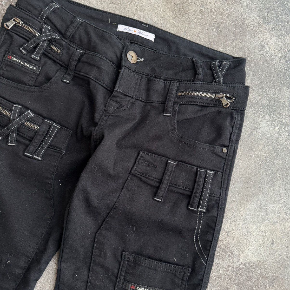 20471120 × Japanese Brand Avant Garde Vintage Y2K Black Gothic Jeans Size 30" / US 8 / IT 44 - 4 Thumbnail