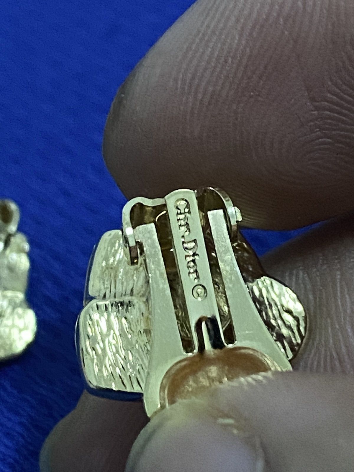 Dior Christian Dior Gold Flowers Earrings Size ONE SIZE - 6 Thumbnail