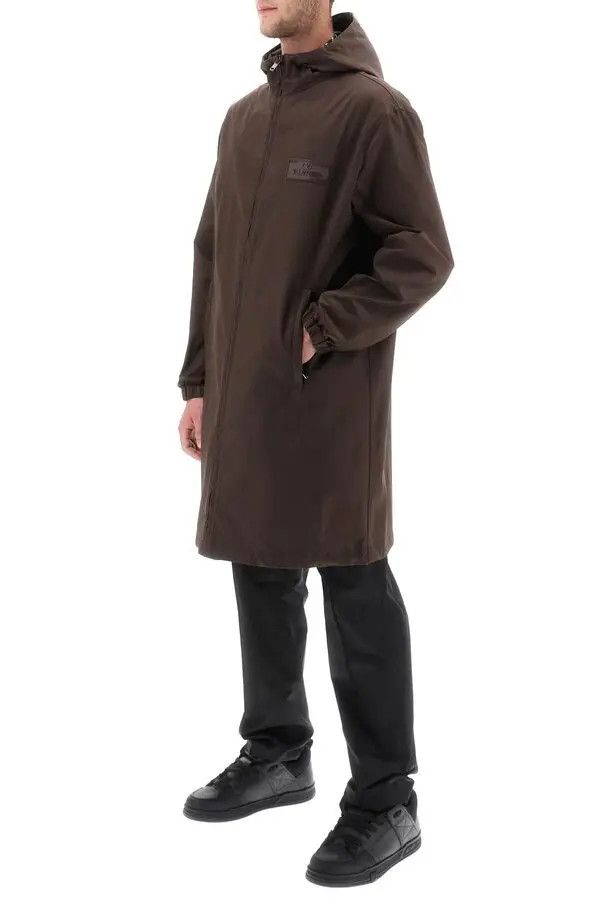 Valentino o1y0525 Logo Overcoat in Dark Brown Size US M / EU 48-50 / 2 - 3 Thumbnail
