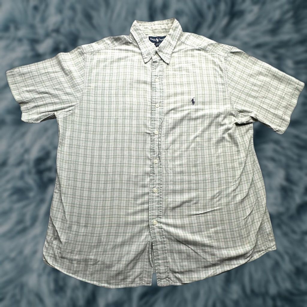 Ralph Lauren Ralph Lauren Monroe Plaid Green Pink Short Sleeve Shirt Mens Large Pony Cotton Shirt Size US L / EU 52-54 / 3 - 1 Thumbnail