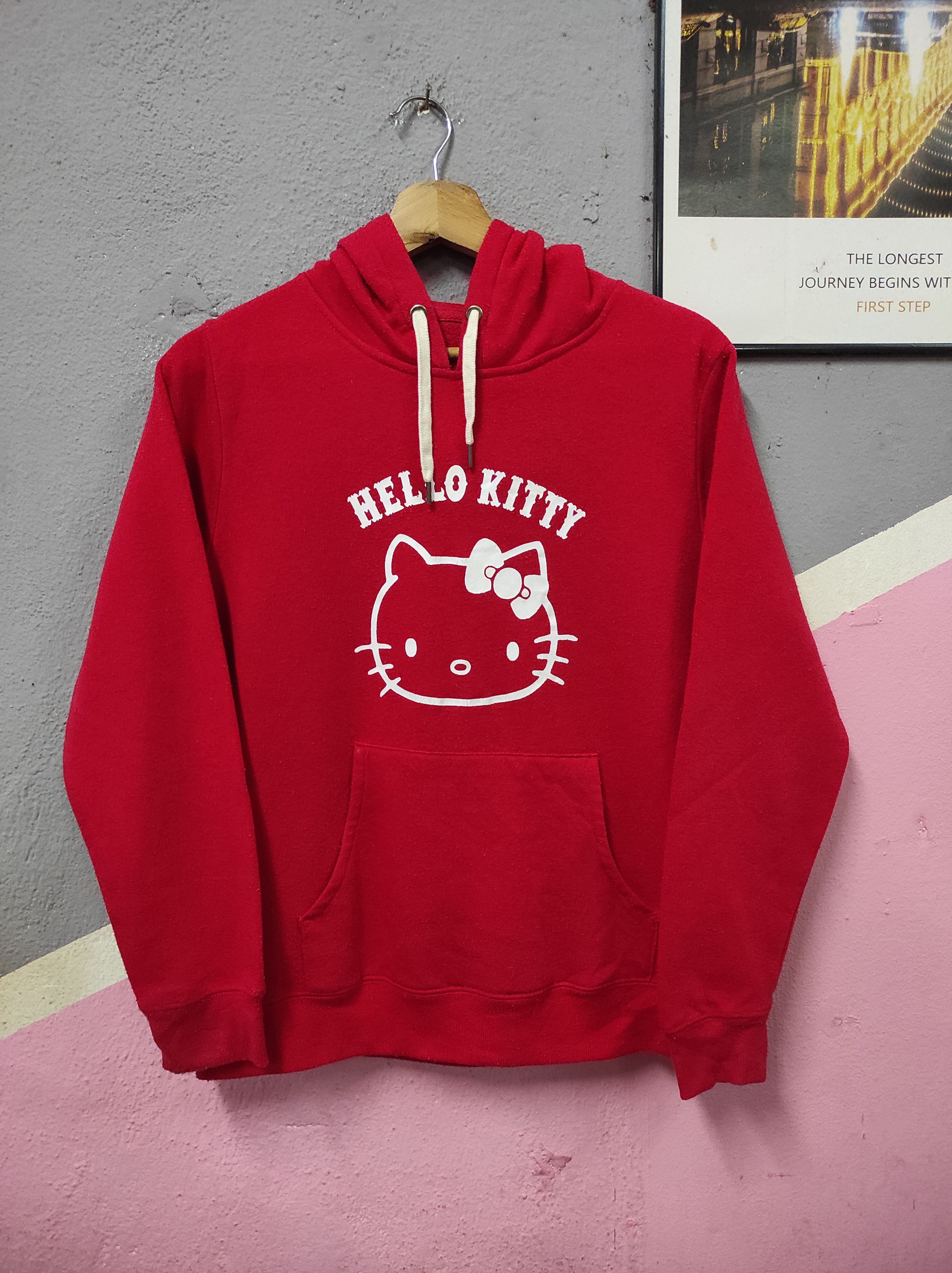 Cartoon Network × Japanese Brand HELLO KITTY BIG LOGO HOODIE Size M / US 6-8 / IT 42-44 - 1 Thumbnail