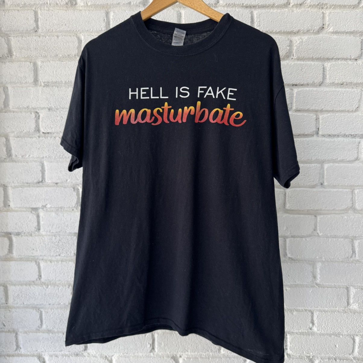 Other Hell Is Fake Masturbate Tee Size US L / EU 52-54 / 3 - 1 Thumbnail