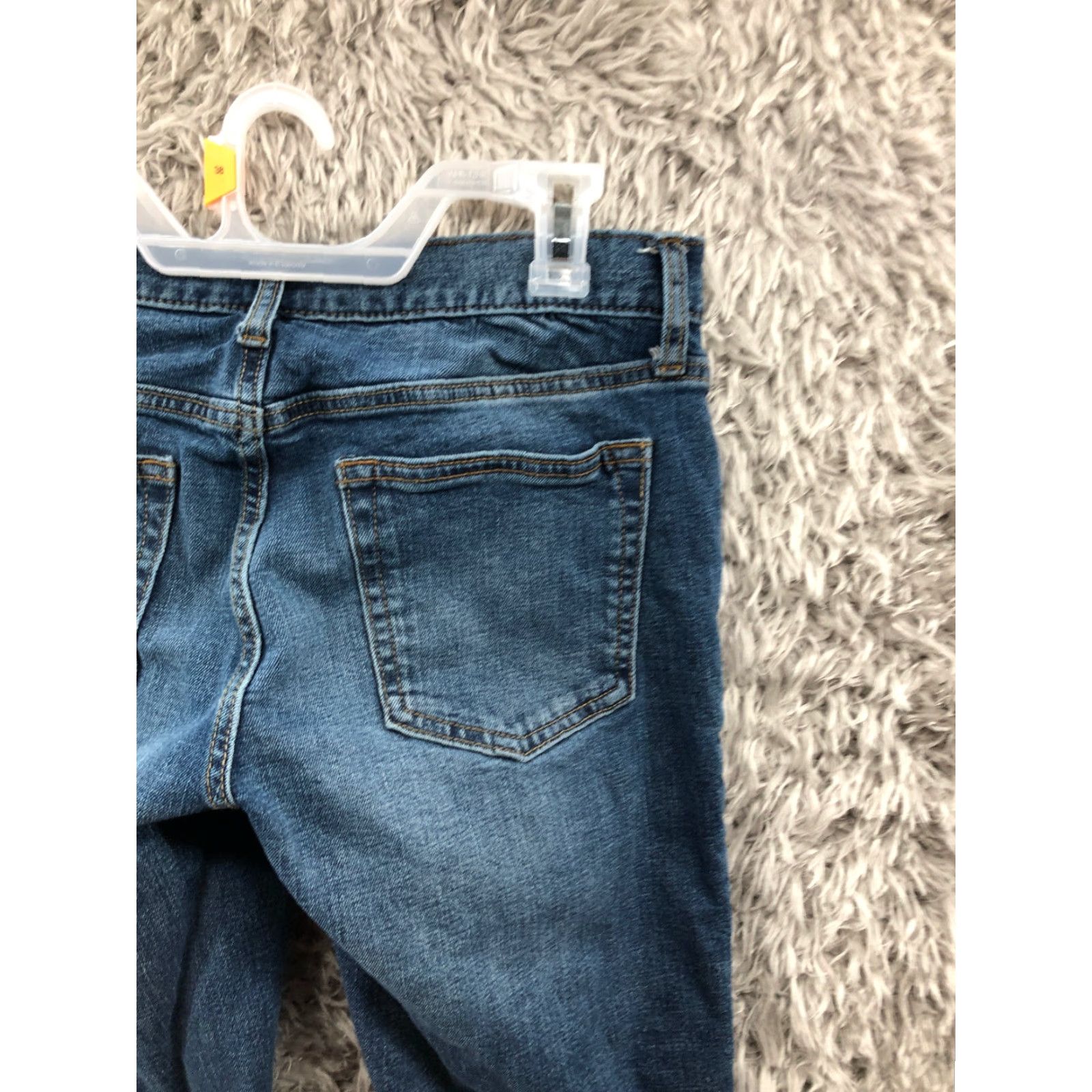 Old Navy Old Navy Skinny Jeans 31x32 Mens Mid Rise Dark Wash Blue Denim Jeans Size US 31 - 6 Thumbnail