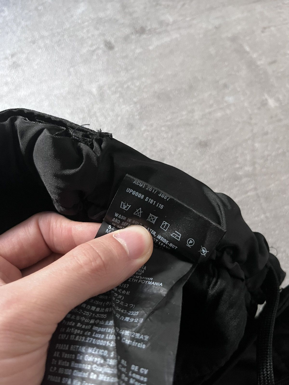 Prada Prada S/S 18 Gabardine Black Nylon Strap Pants Size US 30 / EU 46 - 16 Thumbnail