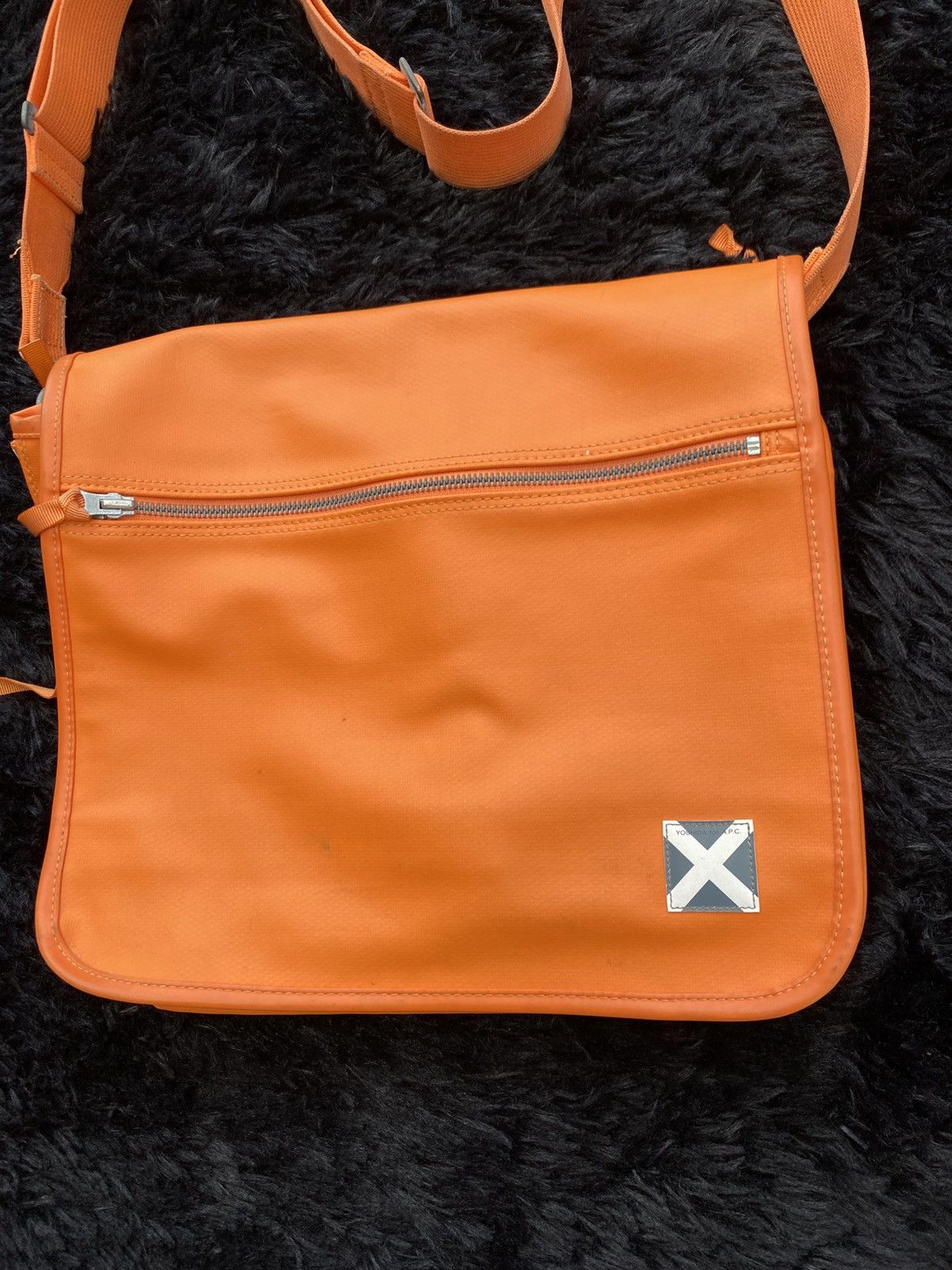 Porter A.P.C Yoshida Luggage Label Shoulder Bag Orange Color Size ONE SIZE - 7 Thumbnail