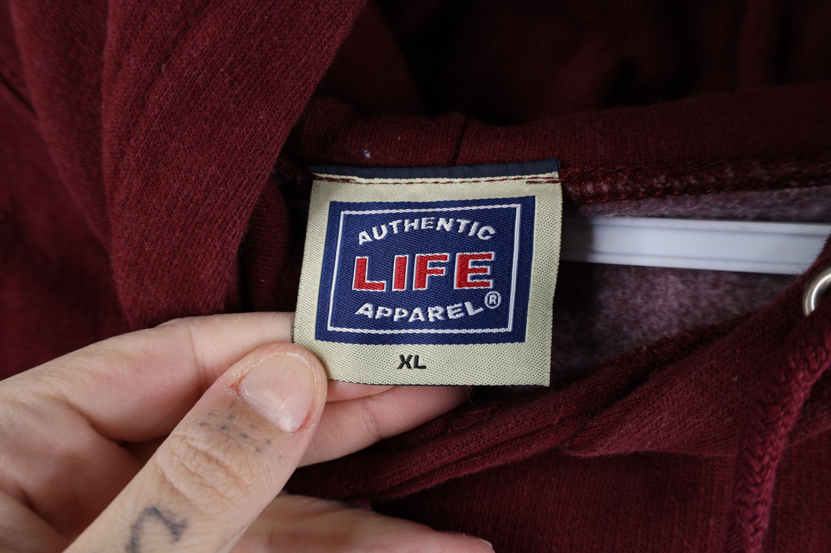 Vintage Vintage 90s Harvard University Hoodie Sweatshirt Red Size XL / US 12-14 / IT 48-50 - 7 Thumbnail