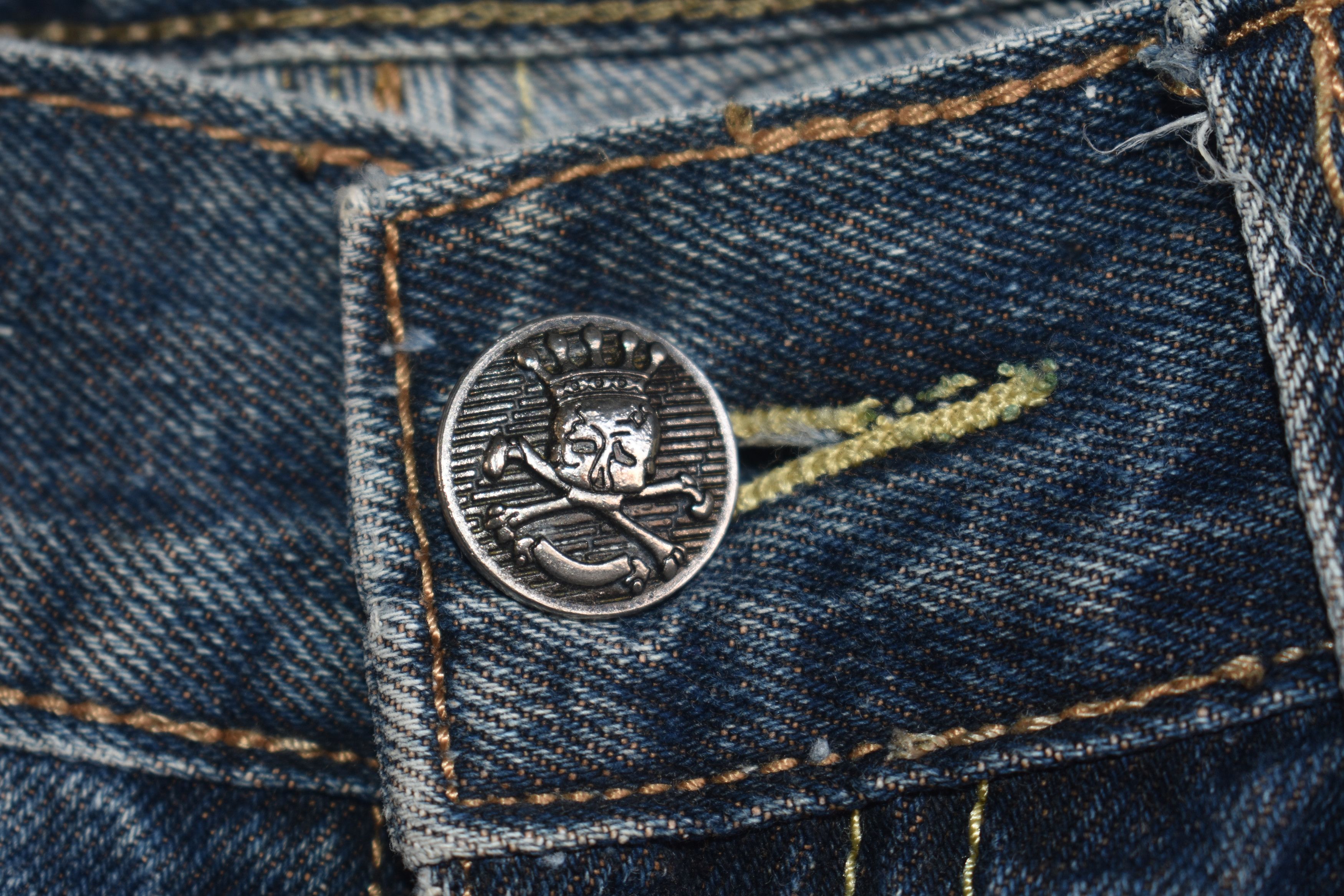 Japanese Brand × Oni Oni Denim Wide Leg Jeans W34 Size US 34 / EU 50 - 3 Thumbnail