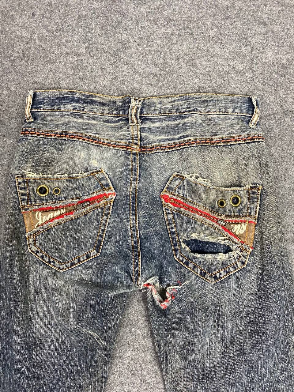 Japanese Brand vintage villand japanese brands distressed denim nice design Size US 34 / EU 50 - 3 Thumbnail