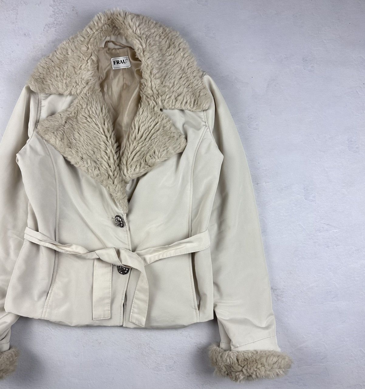 Japanese Brand × Le Grande Bleu (L.G.B.) Avant Garde Jacket Faux Fur Classic Vintage Style Luxury Size M / US 6-8 / IT 42-44 - 3 Thumbnail