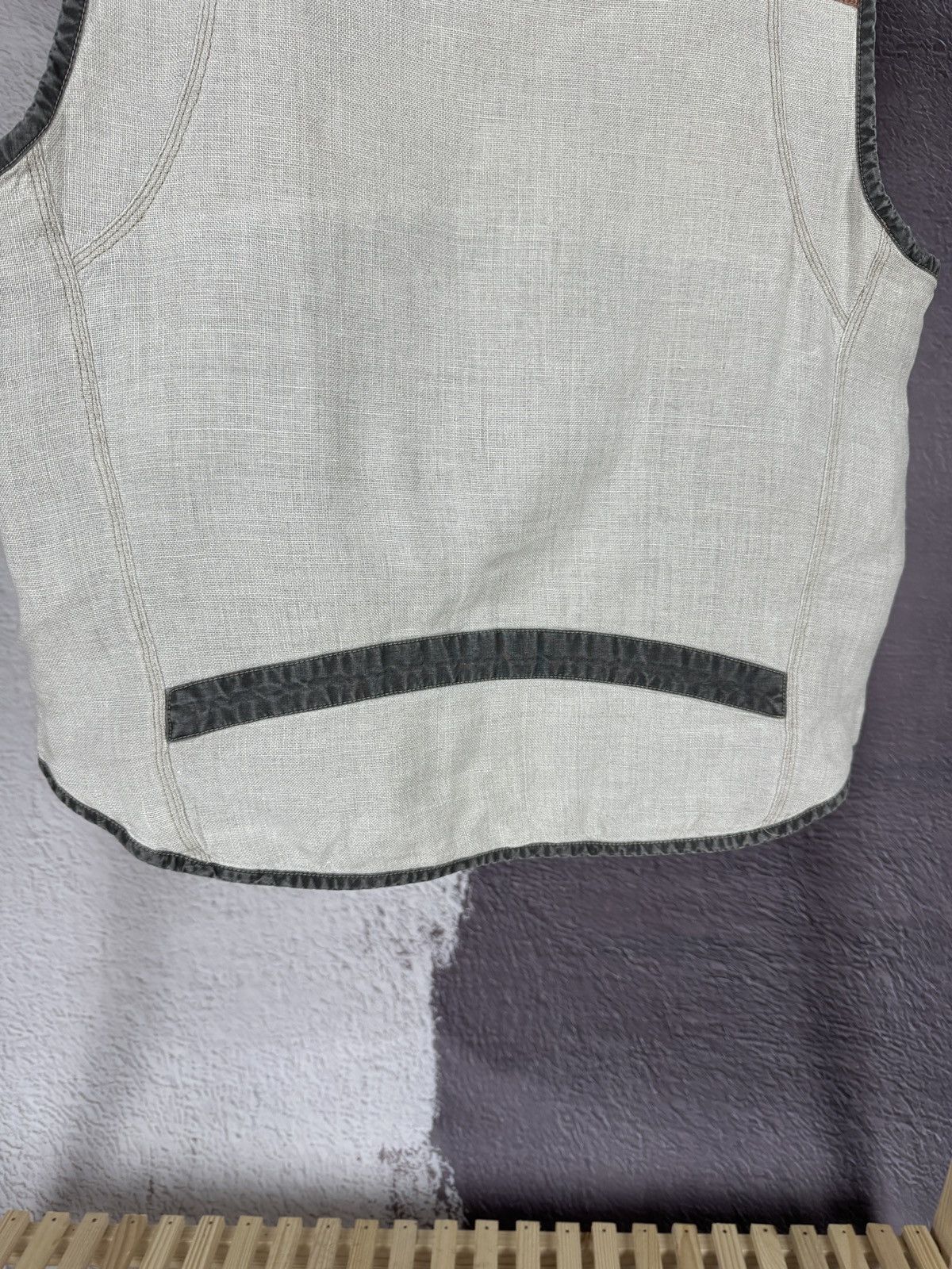 Camel Camel fishing cotton linen faded custom vintage vest outdoor Size US L / EU 52-54 / 3 - 14 Thumbnail
