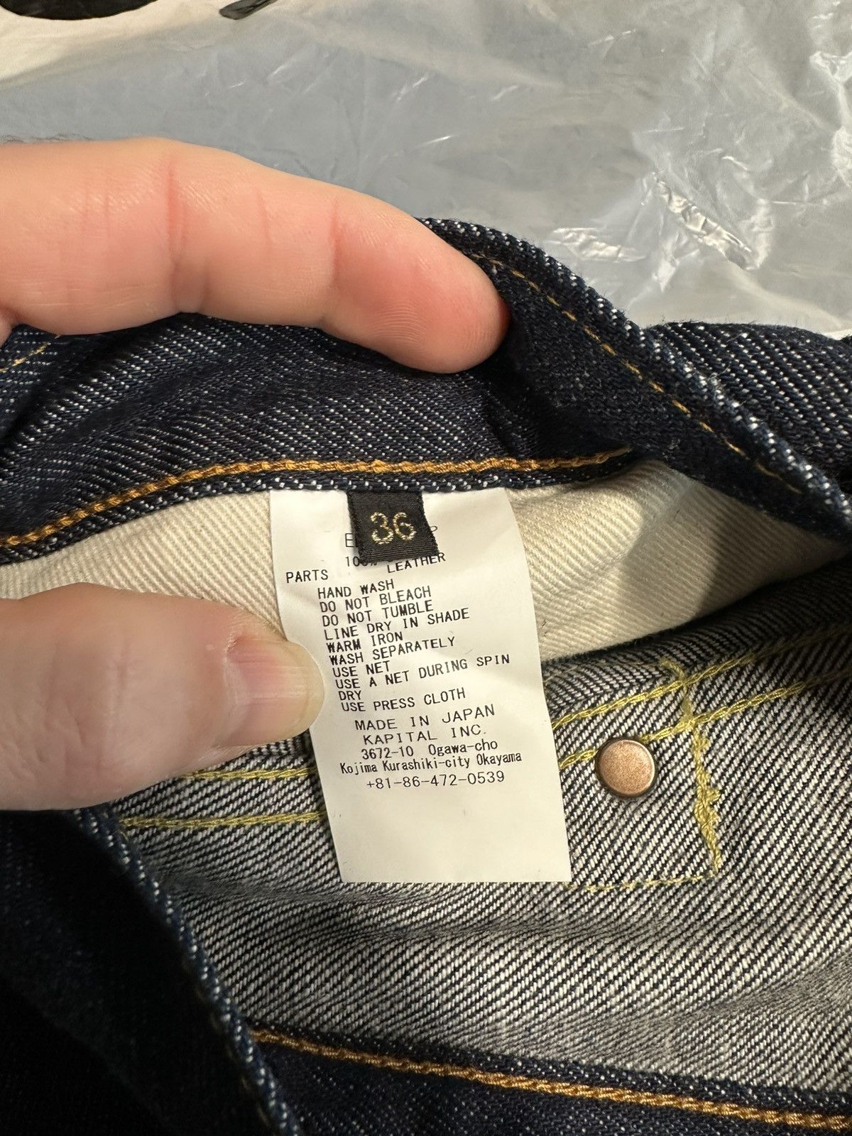 Kapital Kapital Bones Denim Jeans Indigo Size US 36 / EU 52 - 5 Thumbnail