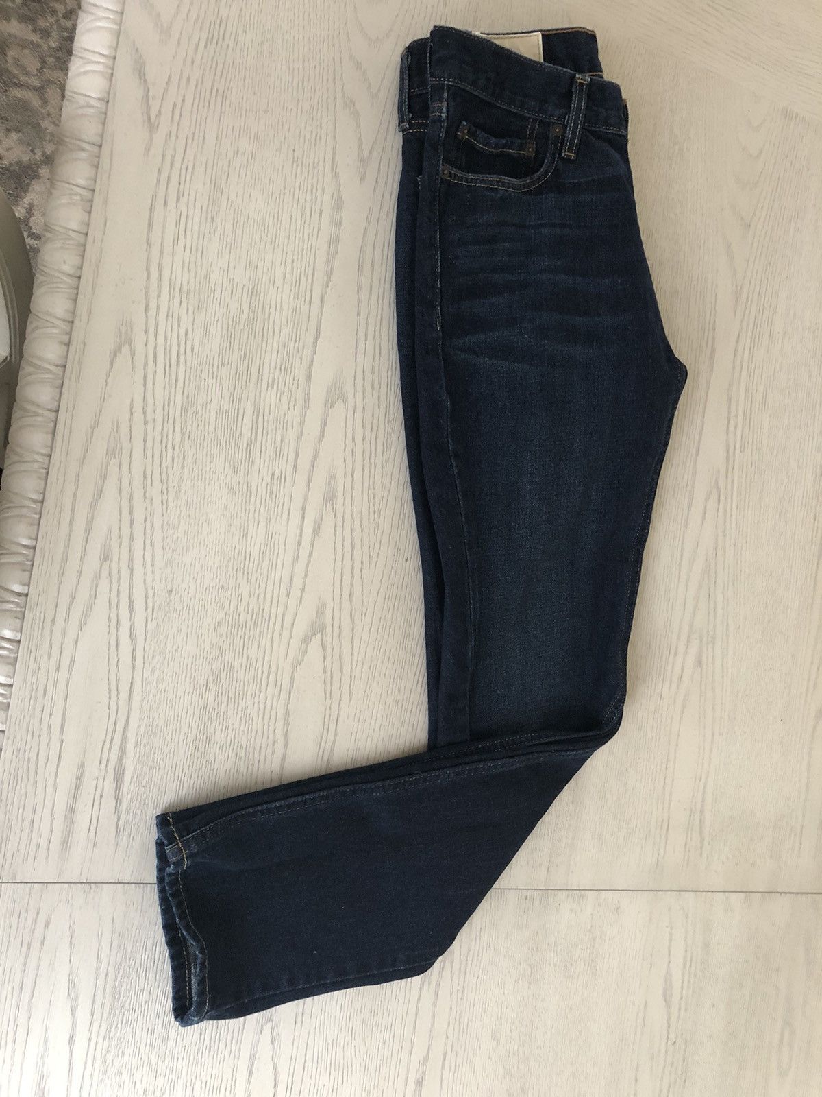 Hollister Hollister Jeans Mens 30 x 30 Blue Skinny Dark Wash Fly Denim Size US 30 / EU 46 - 2 Thumbnail