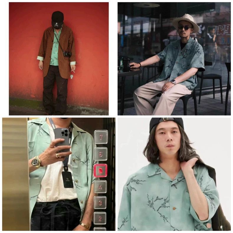 Visvim visvim 22aw Silk Hand-dyed Short Sleeve Shirt 2505-Nextarro Size US S / EU 44-46 / 1 - 7 Thumbnail