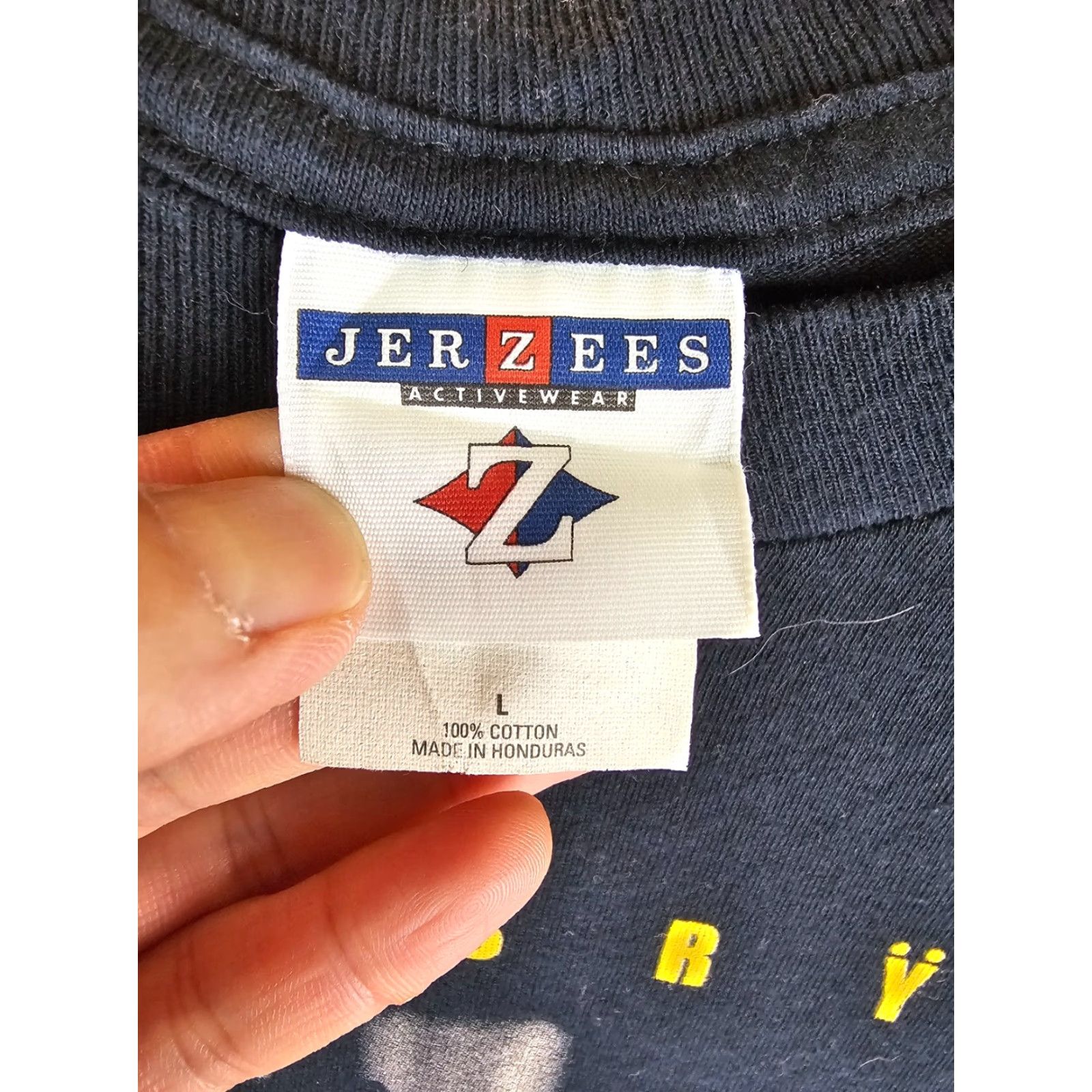 Jerzees VINTAGE QUEENSRYCHE HEAVY METAL TOUR BAND T-SHIRT SZ LARGE Shirt Men L Black Size US L / EU 52-54 / 3 - 3 Thumbnail