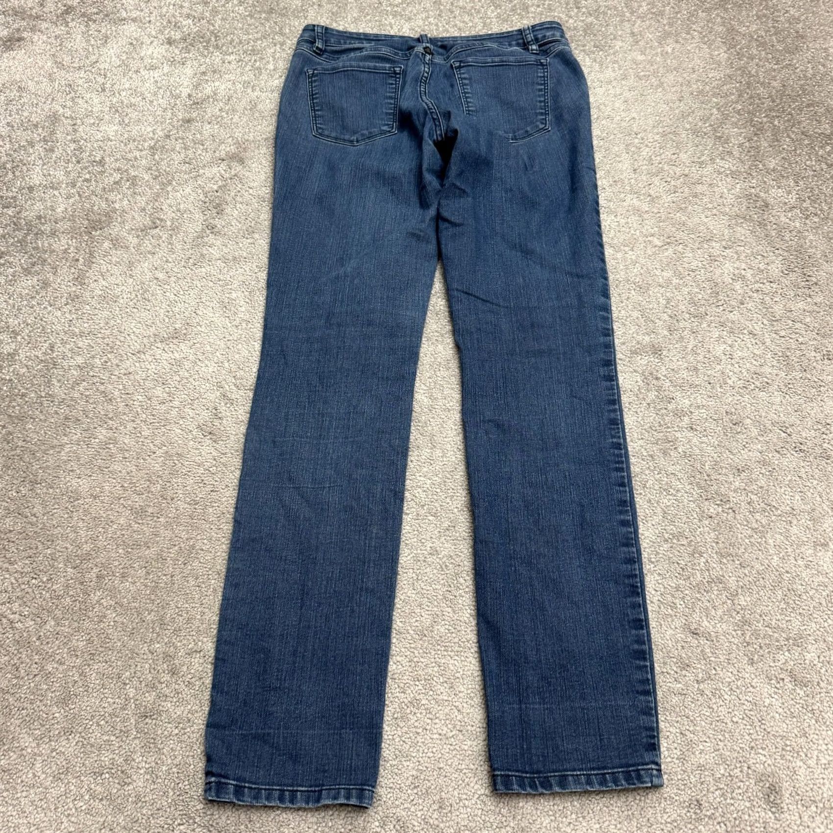 Prana Prana Kayla Mid Rise Skinny Jeans Womens 4/27 Blue Denim Stretch Casual Size 27" / US 4 / IT 40 - 2 Thumbnail