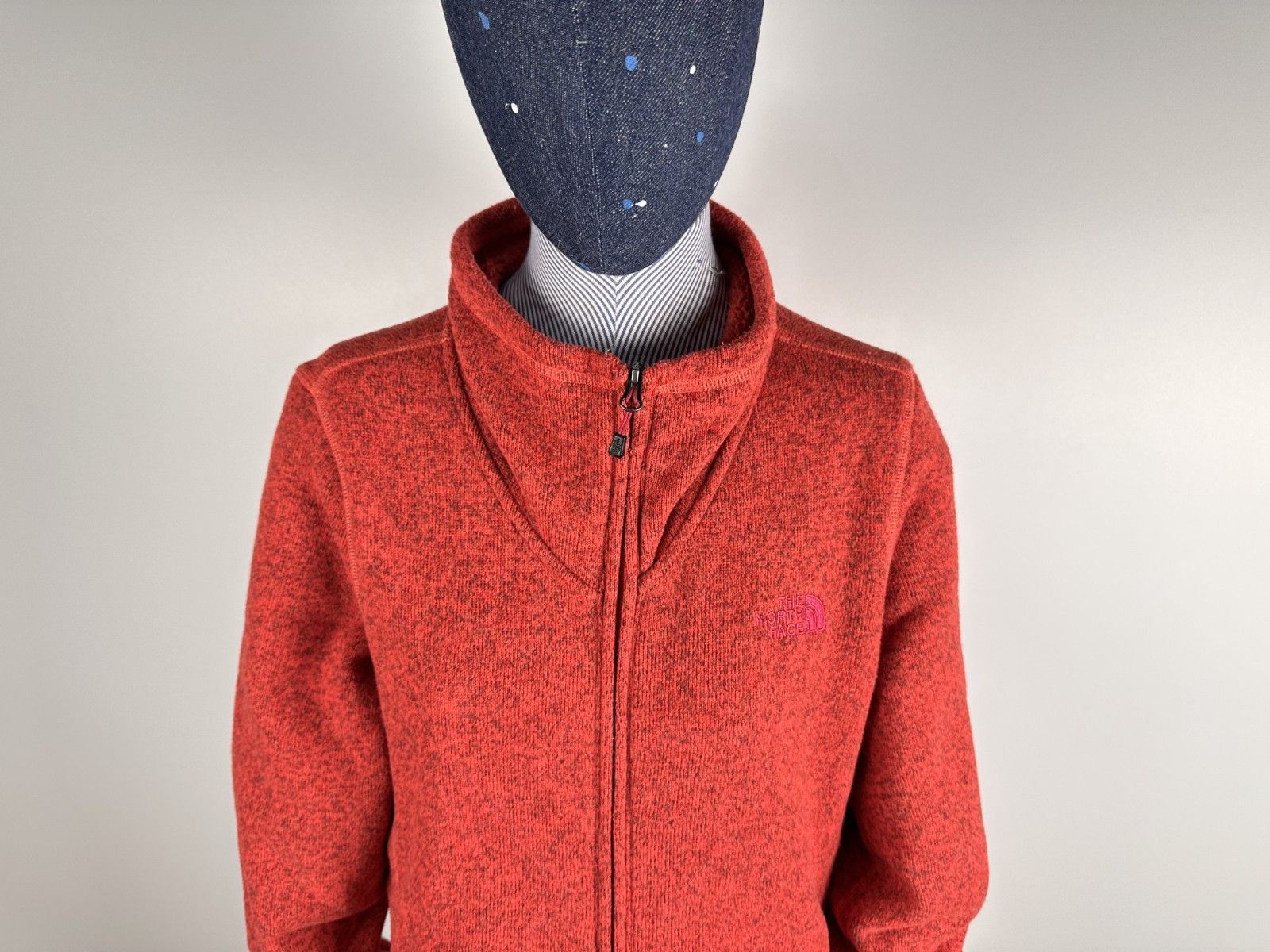 The North Face The North Face Womens Red Fleece Jacket Full Zip Size M Size US M / EU 48-50 / 2 - 3 Thumbnail