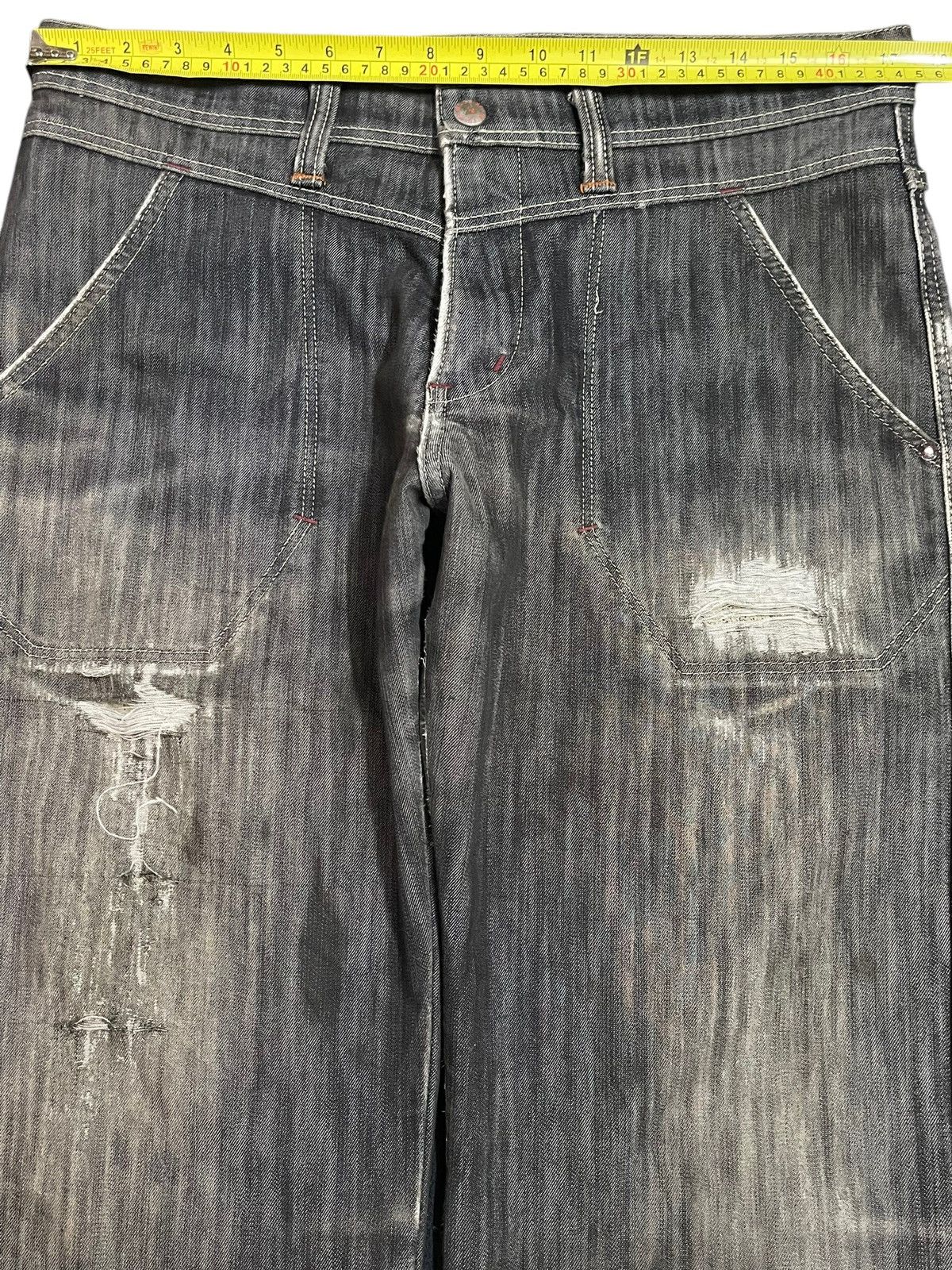 Edwin Vintage Edwin Wild Fire Warm Quality Faded Distress Jeans Size US 34 / EU 50 - 11 Thumbnail