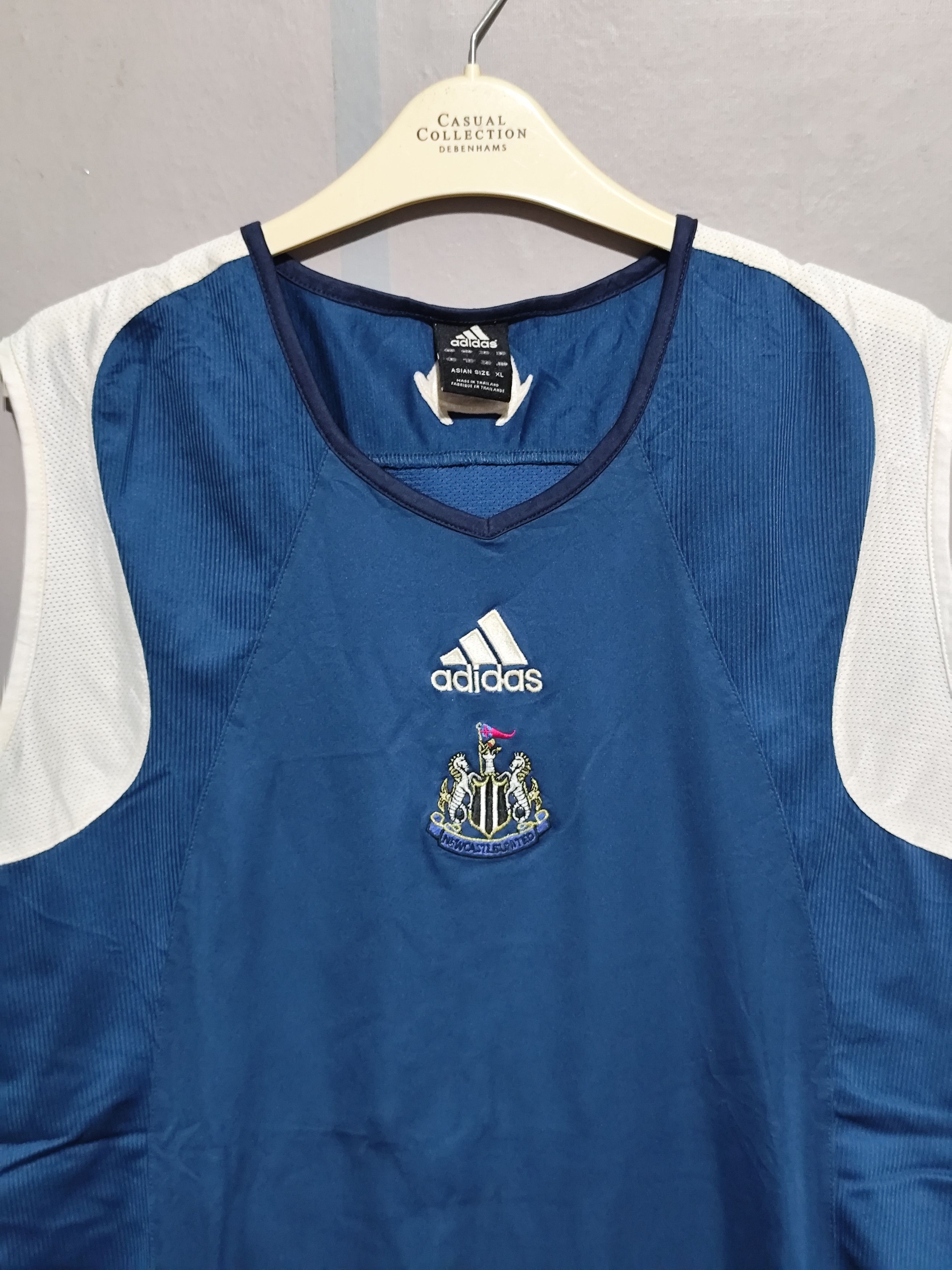 Adidas Newcastle United 04/05 (Shearer, Bellamy, etc) Training Vest Size US L / EU 52-54 / 3 - 2 Thumbnail