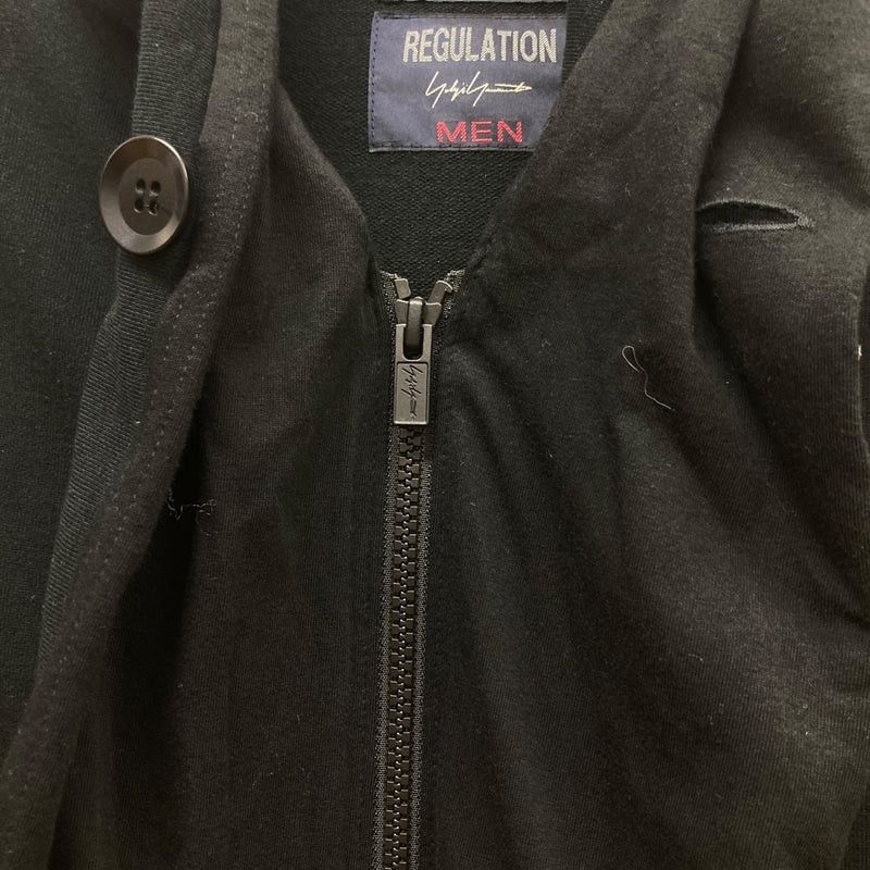 Yohji Yamamoto REGULATION Yohji Yamamoto long zip hoodie Size US L / EU 52-54 / 3 - 6 Thumbnail