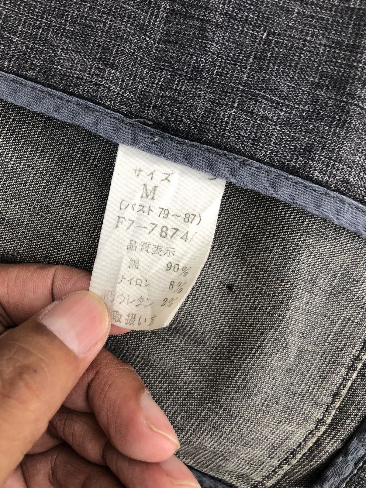 Marithe + Francois Girbaud Marithe Francois Girbaud Denim Jacket Distressed Size US M / EU 48-50 / 2 - 15 Thumbnail