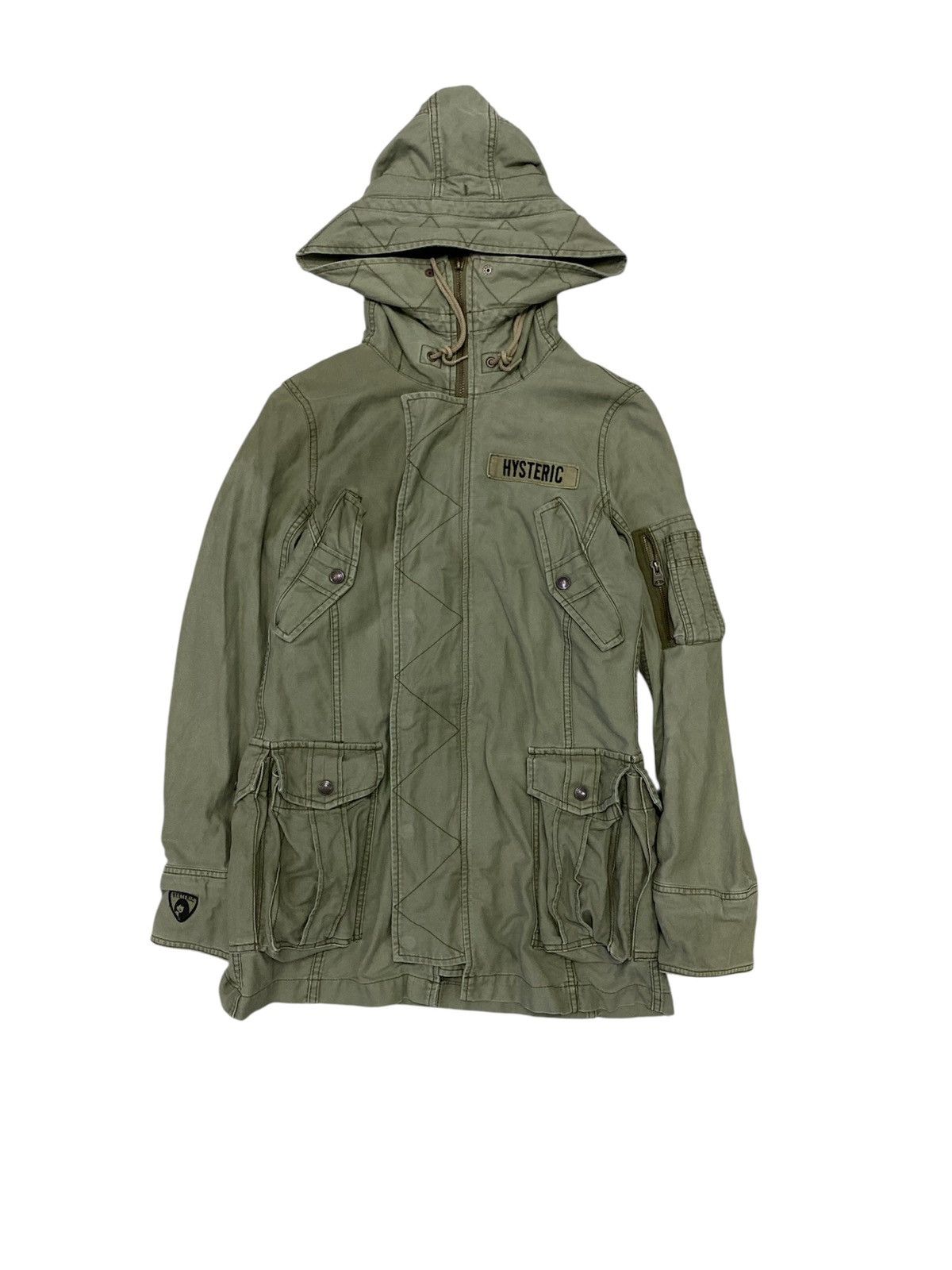 Hysteric Glamour 🔥1998 Hysteric Multipocket Military Parka Size US S / EU 44-46 / 1 - 1 Thumbnail
