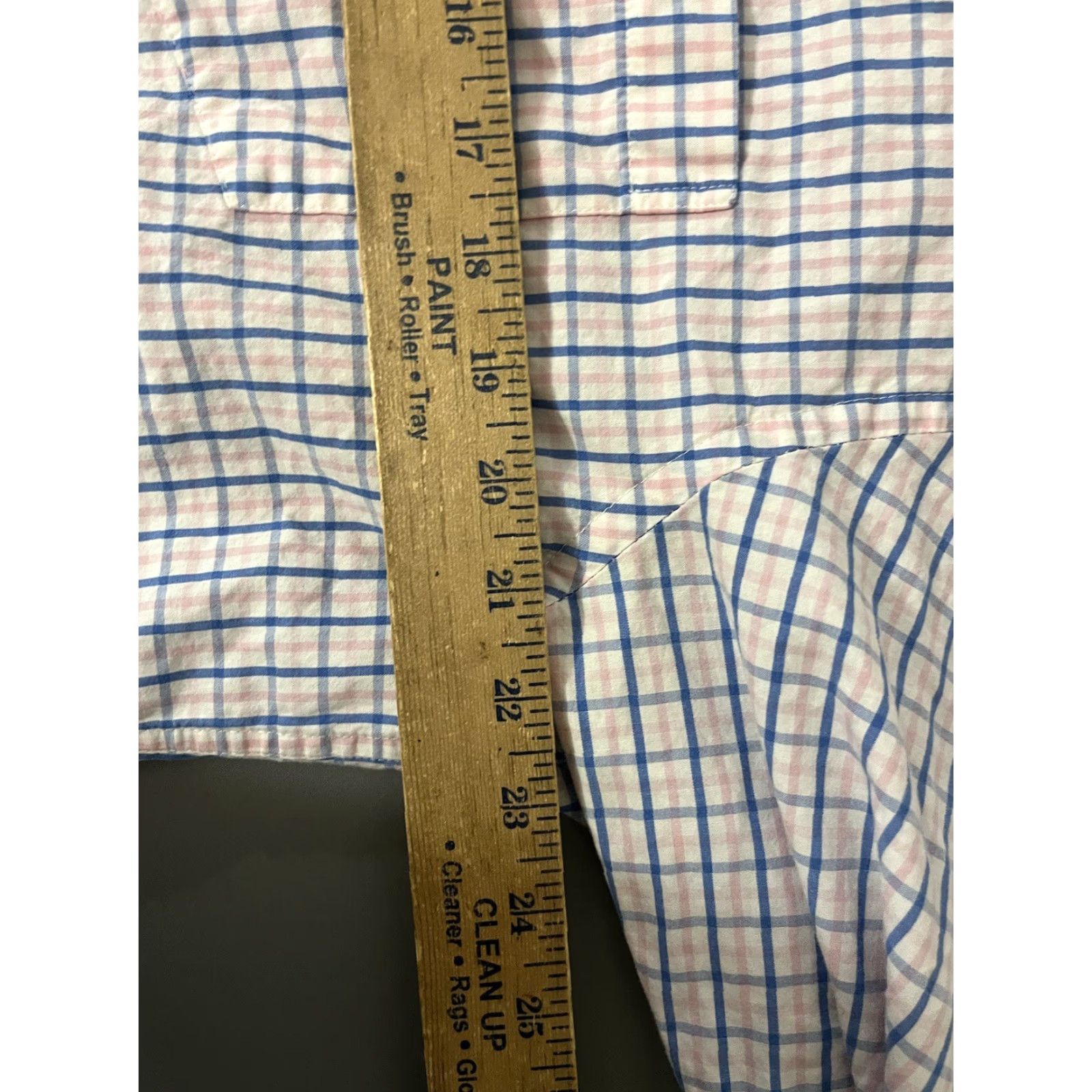 Izod IZOD Shirt Mens Large Blue & Pink Plaid Long Sleeve Button Up Chest Pocket Collared Casual Button-Up Pocketed (L) Multicolor Size US L / EU 52-54 / 3 - 5 Thumbnail