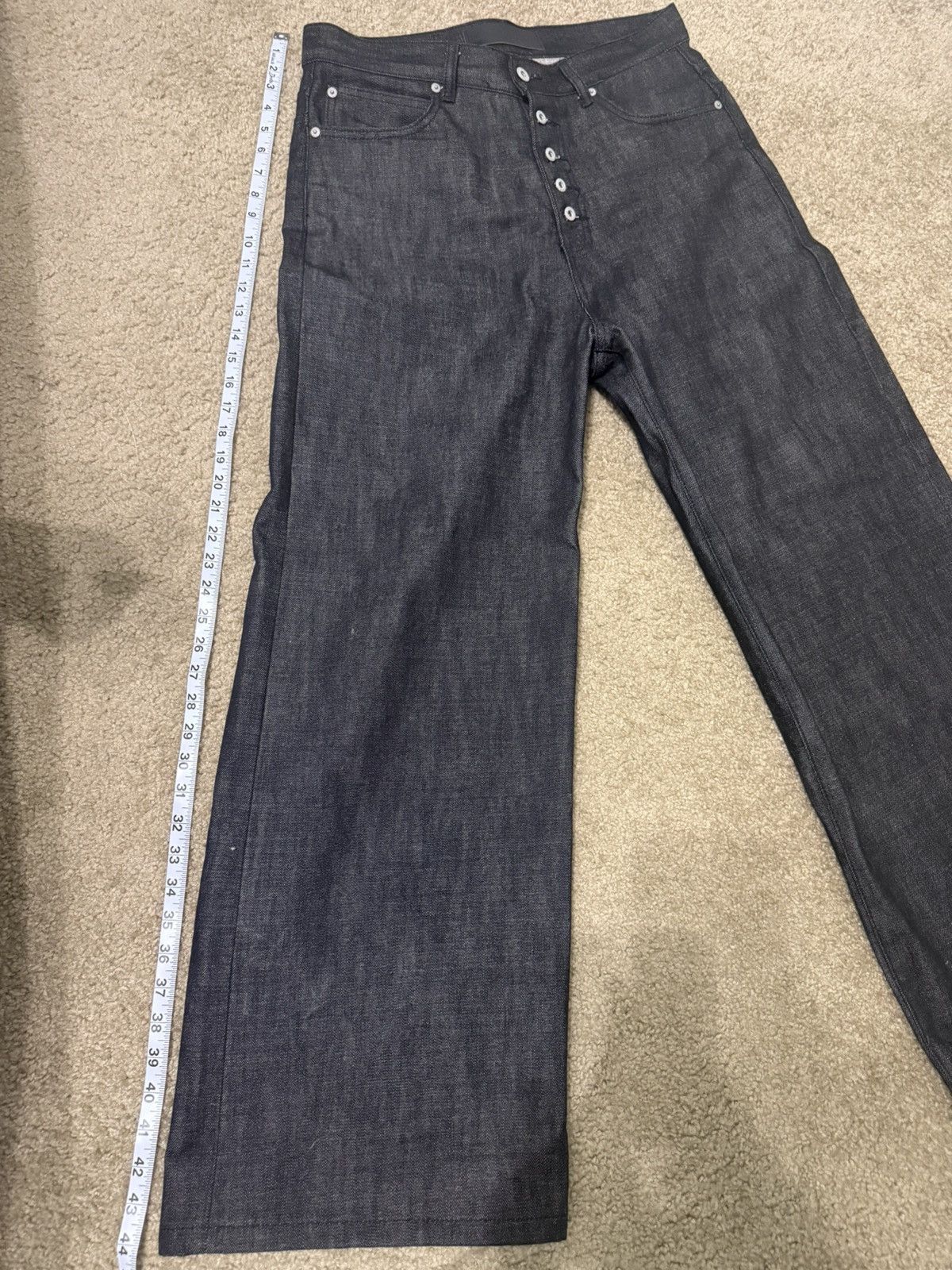 No Faith Studios No faith studios black selvedge Loose Fit Size US 32 / EU 48 - 2 Thumbnail