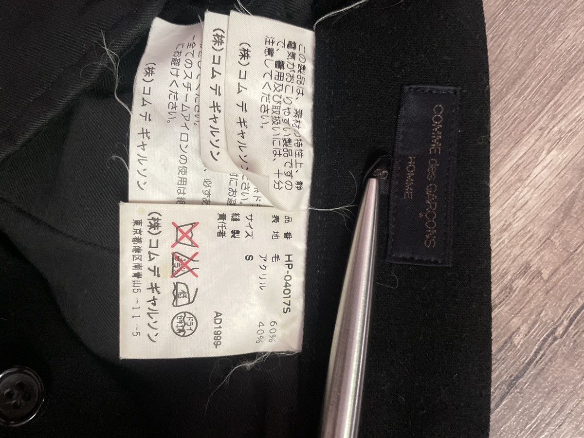 Comme des Garcons Homme Comme des Garçons Homme AD1999 Wool Trousers Size US 30 / EU 46 - 3 Thumbnail