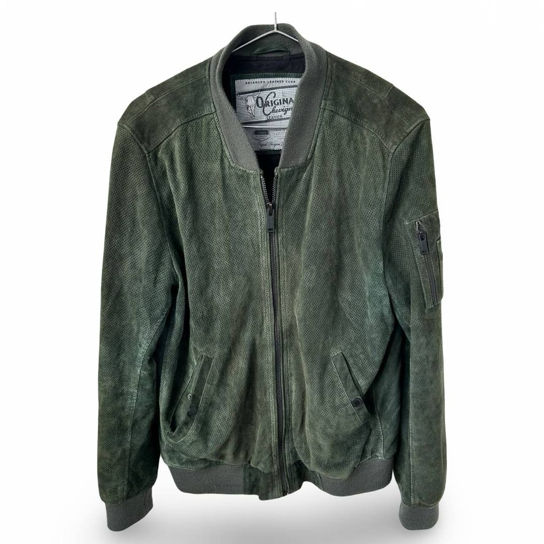 Chevignon Chevignon mesh leather bomber #917 Size US L / EU 52-54 / 3 - 1 Thumbnail