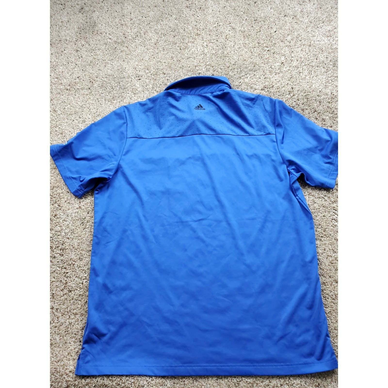 Adidas Adidas Golf Polo Shirt Mens XL Blue Puremotion CoolMax Vented Short Sleeve Collared Size US XL / EU 56 / 4 - 6 Thumbnail
