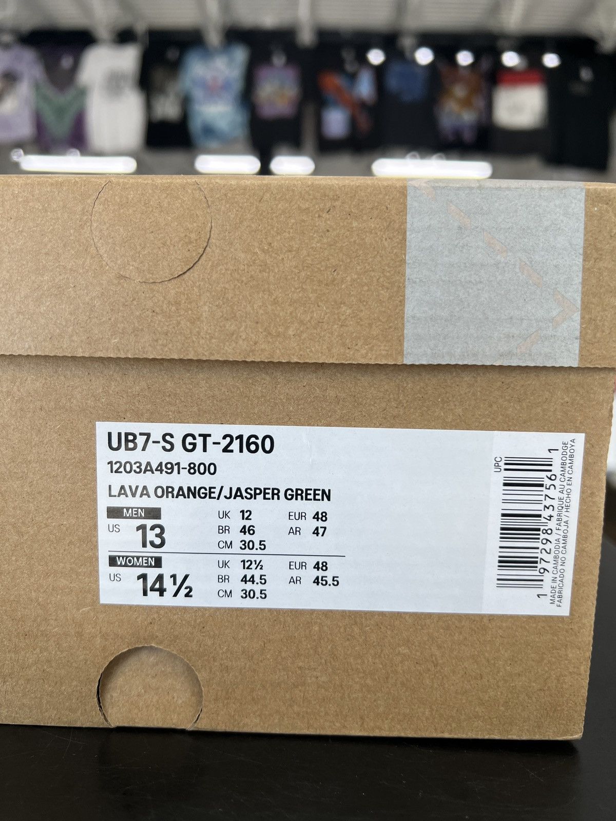 Asics × Kiko Kostadinov ASICS UB7-S GT-2160 Kiko Kostadinov Lava Orange Sz 13 (2024) Size US 13 / EU 46 - 11 Thumbnail