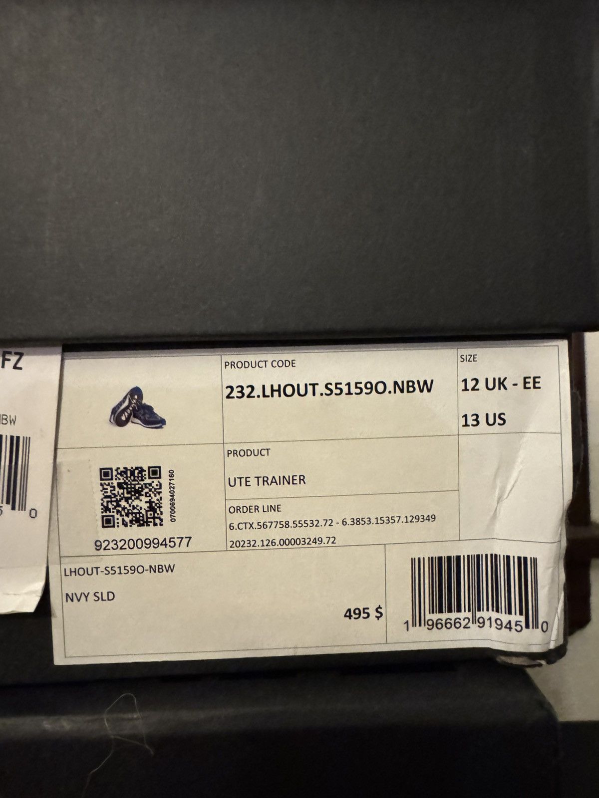 Ermenegildo Zegna Zegna UTE Trainer Sneakers Navy Size 13 US New W/ Box Size US 13 / EU 46 - 8 Thumbnail