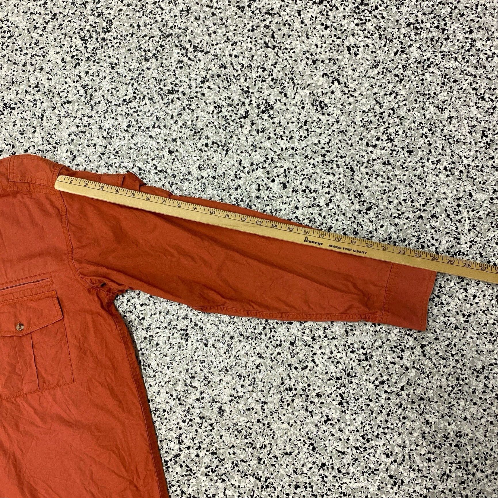 Vintage VINTAGE Outback Trading Shirt Mens M Orange Denim Western Cowboy 90s Casual Button-Up Cotton Long Sleeve Collared Size US M / EU 48-50 / 2 - 3 Thumbnail