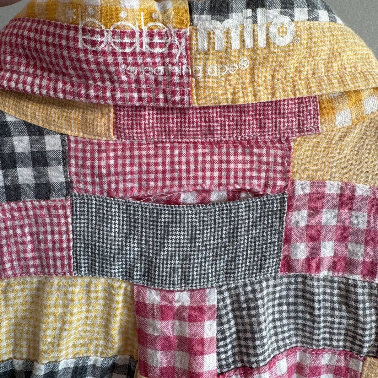 Bape OG Baby Milo Tiger Patchwork Checkered Button Up Shirt Size US M / EU 48-50 / 2 - 11 Thumbnail
