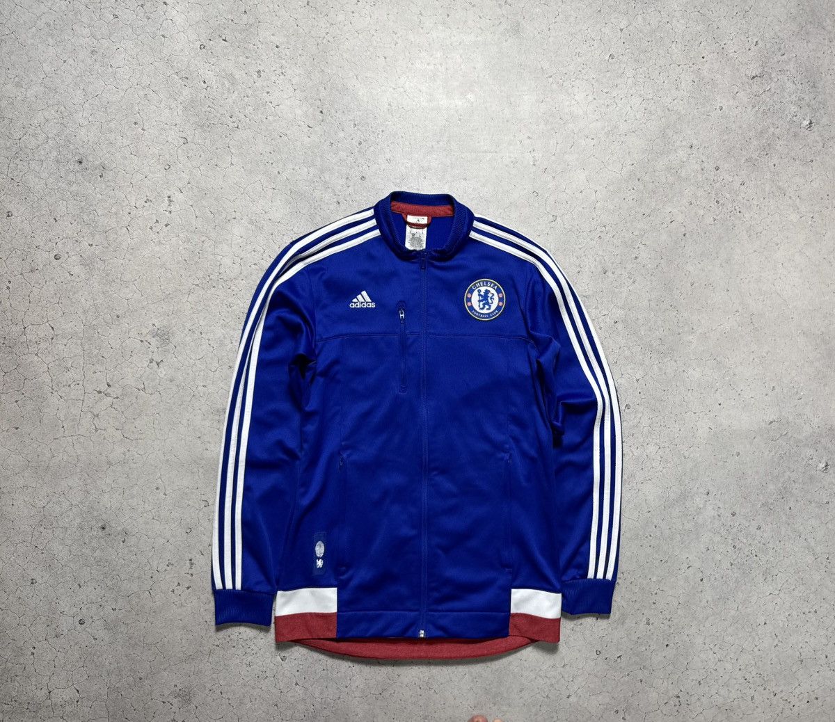 Adidas FC Chelsea Full Zip Jacket Football Vintage Soccer