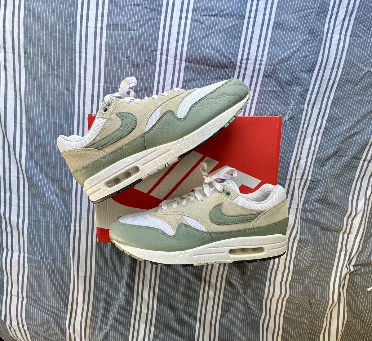 Nike Nike Air Max 1 SC “Mica Green” Size US 11 / EU 44 - 1 Thumbnail