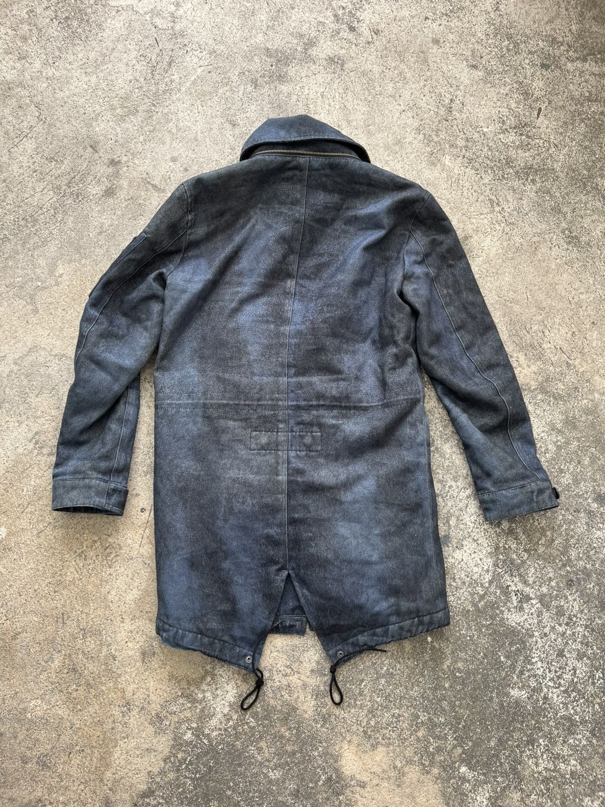 If Six Was Nine Tornado mart jacket waxed dark blue Size US M / EU 48-50 / 2 - 2 Thumbnail
