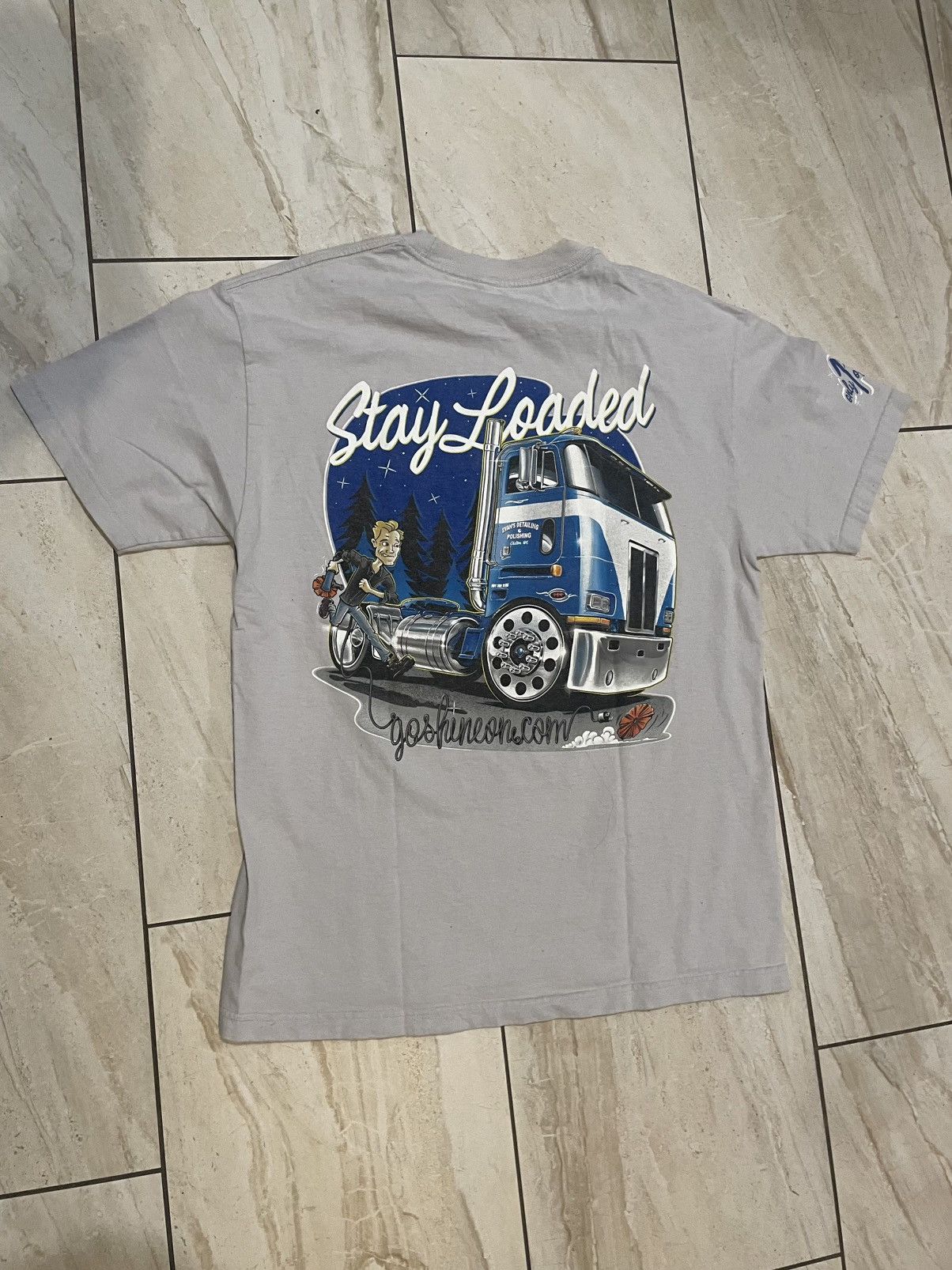 Vintage Stay Loaded T-Shirt Size US L / EU 52-54 / 3 - 2 Thumbnail