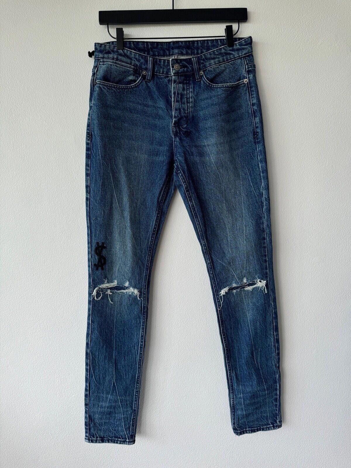 Ksubi Ksubi mens denim jean van winkle 32 bluuu blue dollar sign Size US 32 / EU 48 - 1 Thumbnail