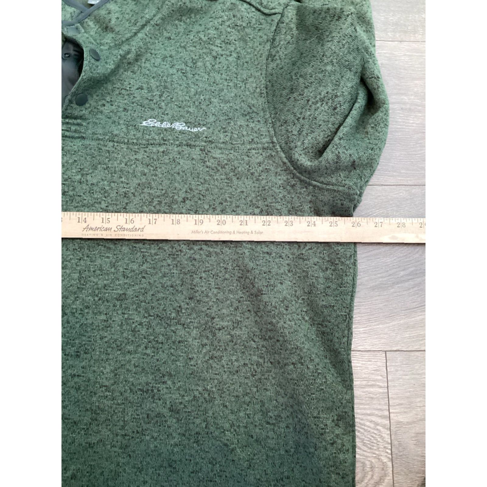 Eddie Bauer VINTAGE Eddie Bauer Radiator Fleece Quarter Snap Pullover Men 2XL Hunter Green Pullover Mock Neck Mens Size US XXL / EU 58 / 5 - 4 Thumbnail