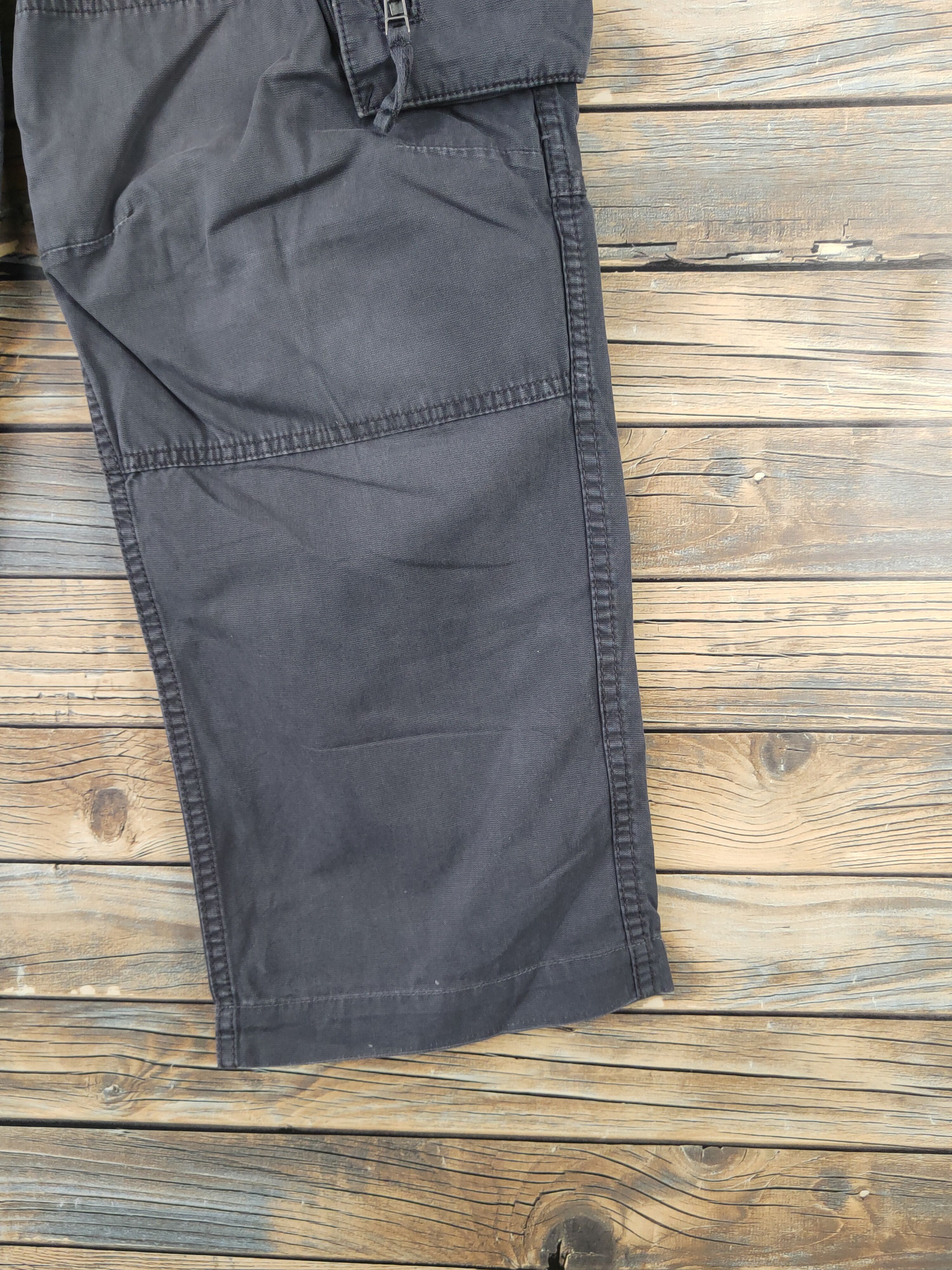 Japanese Brand DL Uniqlo Dark Gray Multipocket Cargo Pants #2108 Size US 30 / EU 46 - 6 Thumbnail