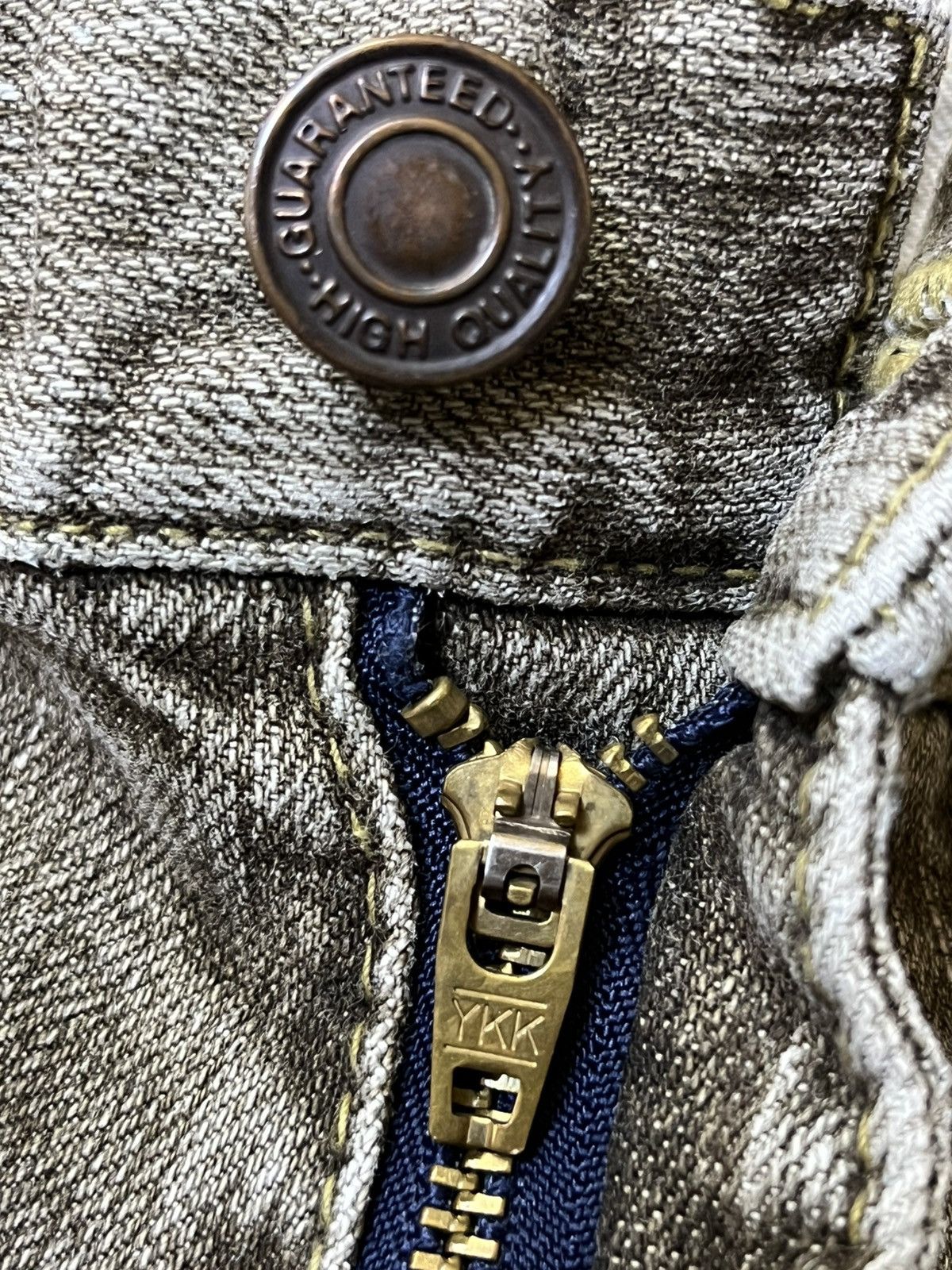 Japanese Brand JAPANESE ARTISTR “ORIRIN JEANS” DIRTY MUDD FLARED JEANS Size US 33 - 17 Thumbnail