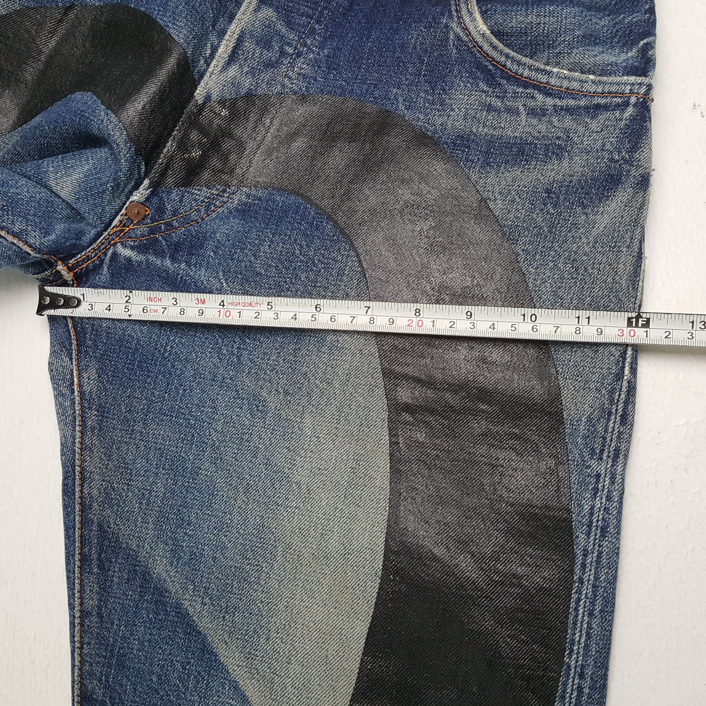 Evisu × Japanese Brand × Vintage Vintage EVISU Japanese Brand Daicock Custom Design Jeans Size US 29 - 9 Thumbnail