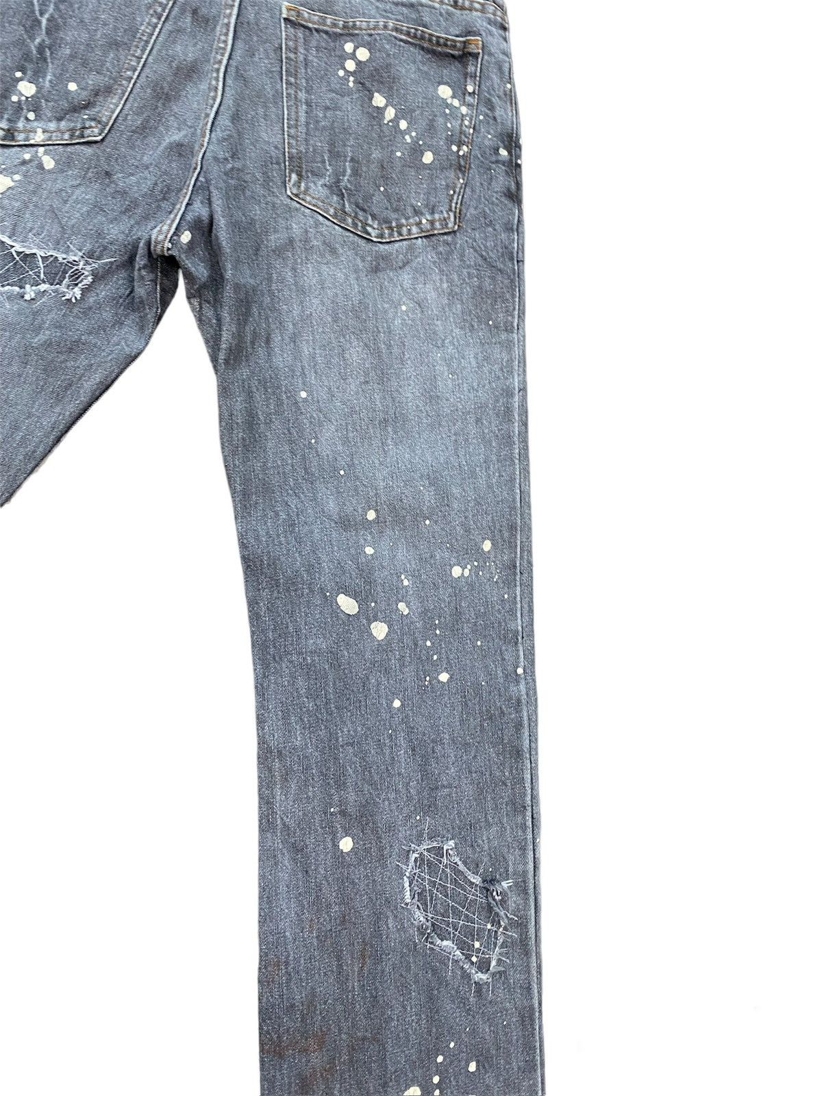Japanese Brand JAPANESE BRAND DISTRESS PAINTED SPLASH DESIGN BY GAME Size US 30 / EU 46 - 7 Thumbnail
