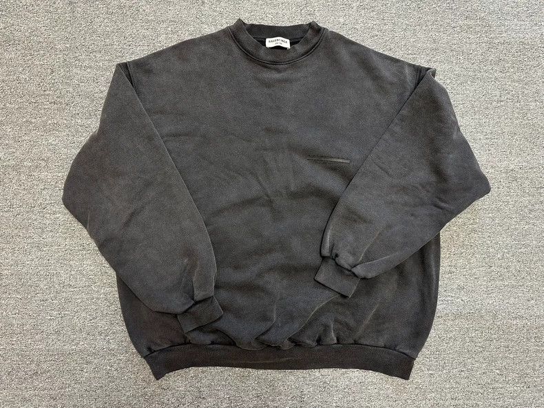 Balenciaga Balenciaga 22 FW Stripped Thread Pullover Sweatshirt 2502-N Size US S / EU 44-46 / 1 - 1 Thumbnail