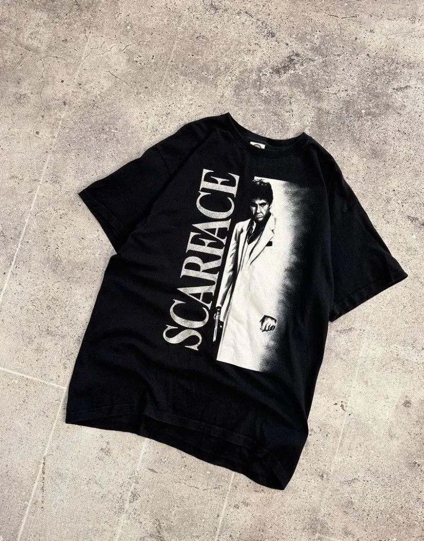 Band Tees Vintage Scarface Tony Montana Overprint Tee T-shirt Size US L / EU 52-54 / 3 - 3 Thumbnail